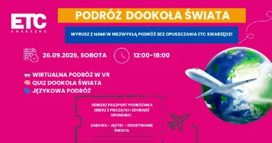 Podróż dookoła świata bez wyjeżdżania ze Swarzędza. ETC zaprasza dzieci na wyjątkową wyprawę Podróż dookoła świata bez wyjeżdżania ze Swarzędza. ETC zaprasza dzieci na wyjątkową wyprawę