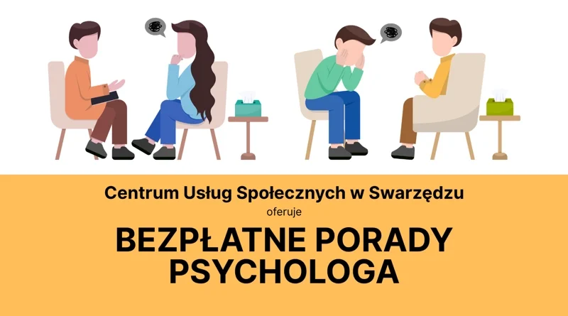 Bezpłatne porady psychologa w Swarzędzu: dorośli i młodzież
