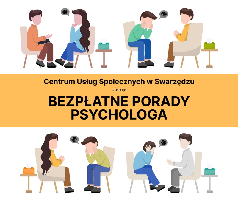 Bezpłatne porady psychologa w Swarzędzu: dorośli i młodzież